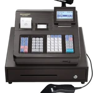Sharp HO XE-A507 Dual Tape Cash Register With Scanner (XE-A507)