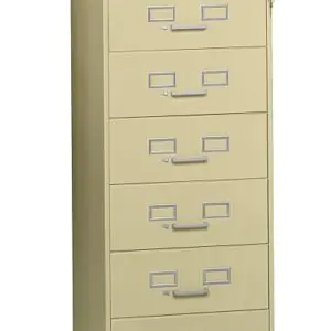 Tennsco (CF-669) 6 Drawer Card File- CF-669