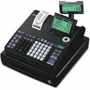 Casio PCR-T500 Electronic Cash Register, Black (PCR-T500)