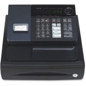 Casio PCR-T280 Thermal Cash Register, Stylish Black (PCR-T280)