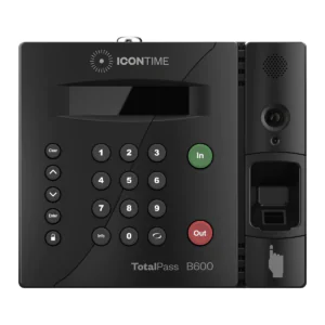 Icon Time Total-Pass B600 Biometric Fingerprint Time Clock (B600)
