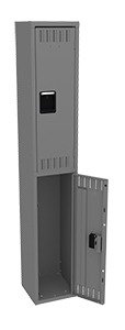 Tennsco (DTK-121236-A) Double Tier Locker - One Wide, No Legs (Unassembled) - DTK-121236-A