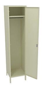 Tennsco (HSL-181872-1) Heavy Duty Single Tier Locker With Legs (One Wide) - HSL-181872-1
