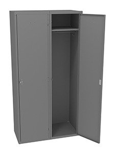 Tennsco (HSL-181872-B) Heavy Duty Single Tier Locker Without Legs (Two Wide) - HSL-181872-B