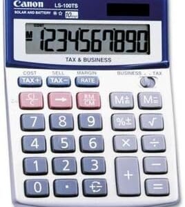 Canon LS-100TS Calculator Desktop 10 digits with Display Type  LCD (LS-100TS)