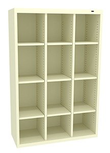 Tennsco (CC-52) 28" High Cubby With 6 Openings 34 1/2"w x 13 1/2"d x 52"h Locker - CC-52