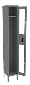 Tennsco - CSL-121272-1 Single Tier C-Thru Locker - One Wide With Legs (Assembled) - CSL-121272-1