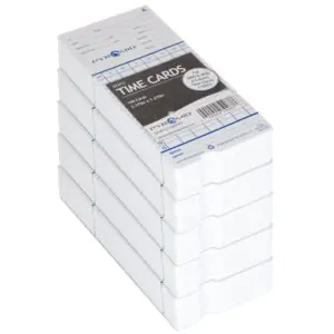Pyramid 42415-10D Two-Sided Pyramid Time Cards, 500/PK