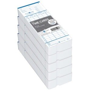 Pyramid 42426-10D Pyramid Time Cards Pack Of 500 Cards For 2400AT and Pyramid 2400 Time Clocks