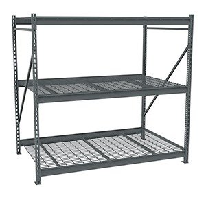 Tennsco ( BU-724872WS) Bulk Storage Rack Starter Unit With Wire Decking - BU-724872WS - 72"w x 48"d x 72"h