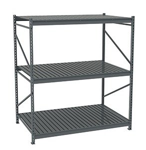 Tennsco (BU-724884CS) Bulk Storage Rack Starter Unit With Corrugated Decking - BU-724884CS - 72"w x 48"d x 84"h