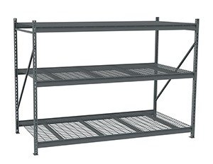 Tennsco ( BU-964872WS) Bulk Storage Rack Starter Unit With Wire Decking - BU-964872WS - 96"w x 48"d x 72"h