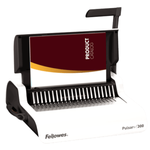 Fellowes 5006801 Pulsar™+ 300 Comb Binding Machine w/Starter Kit