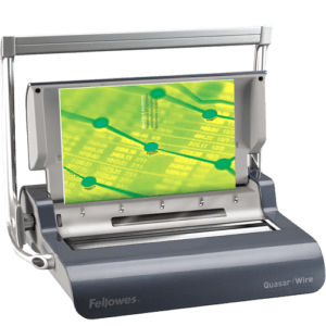 Fellowes 5217401 - Quasar™ Manual Wire Binding Machine w/ Starter Kit