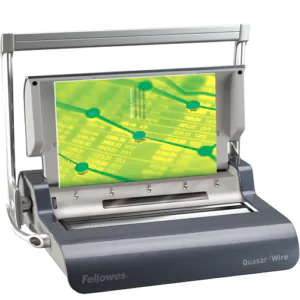 Fellowes 5217401 - Quasar™ Manual Wire Binding Machine w/ Starter Kit
