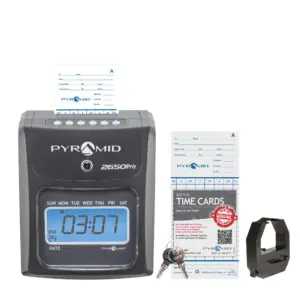 Pyramid 2650 Pro Auto Aligning Time Clock - NEW MODEL