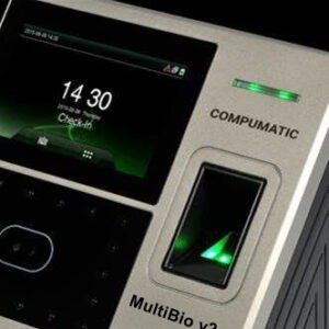 Compumatic MultiBio v2 Biometric Fingerprint & Facial Recognition Time Clock