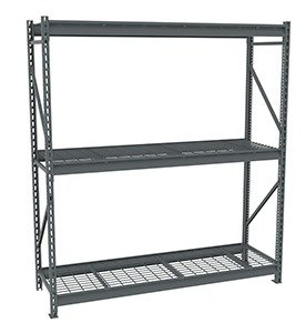 Tennsco (BU-722484WS) Bulk Storage Rack Starter Unit Wire Decking - BU-722484WS - 72"w x 24"d x 84"h