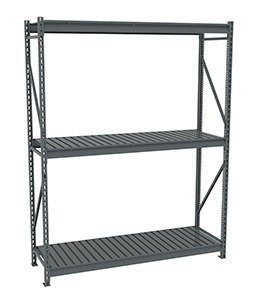 Tennsco (BU-722496CS) Bulk Storage Rack Starter Unit With Corrugated Decking - BU-722496CS - 72"w x 24"d x 96"h