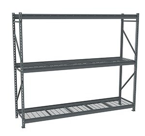 Tennsco (BU-962484WS) Bulk Storage Rack Starter Unit Wire Decking - BU-962484WS - 96"w x 24"d x 84"h