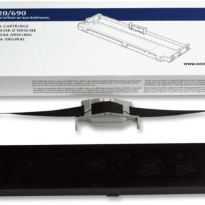 OKI Data - OKI44173403 Black - Print Ribbon Cassette - For Microline 620, 690