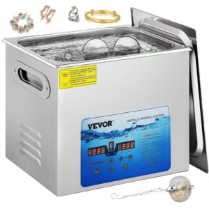 VEVOR KW-QXJ-40A-2 Ultrasonic Cleaner, 36KHz~40KHz Adjustable Frequency