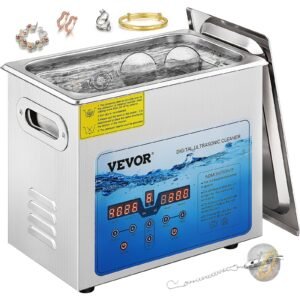 VEVOR KW-QXJ-20A-2 Ultrasonic Cleaner, 36KHz~40KHz Adjustable Frequency
