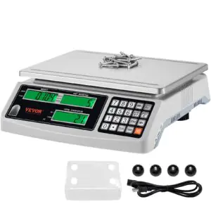 VEVOR KF-H2C Industrial Counting Scale, 30 kg x 1 g, Digital Scale for Parts & Coins