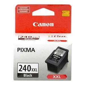 Canon CNM5204B001 PG-240XXL XXL Size Pigmented Black Original Ink Cartridge