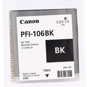 Canon CNM6621B001AA PFI-106 BK Black Original Ink Tank