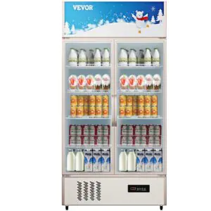 VEVOR LC-1000 Commercial Refrigerator (23 cu.ft. Double Swing Door)