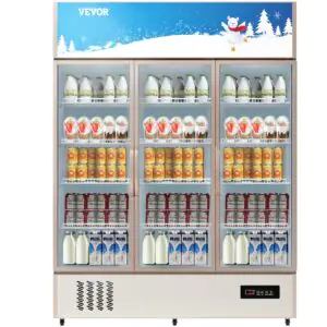 VEVOR LC-1500 Commercial Refrigerator (35 cu.ft. Triple Swing Door)