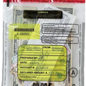 MMF Industries Tamper-Evident Deposit Bag, 100 per Box (2362011N20)