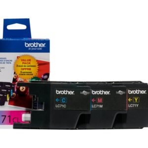 Brother LC71CL 3-pack Yellow, Cyan, Magenta Original Ink Cartridge BRTLC713PKS