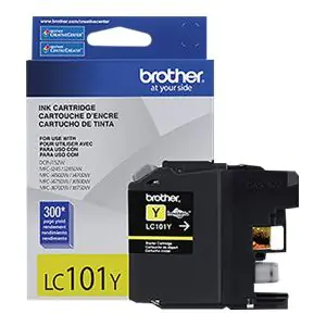 Brother LC101Y Yellow Original Ink Cartridge BRTLC101Y