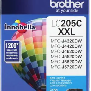 Brother LC205C XXL Super High Yield Cyan Original Ink Cartridge BRTLC205C