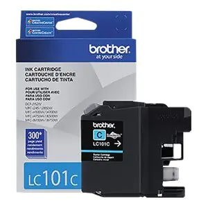 Brother LC101C Cyan Original Ink Cartridge BRTLC101C