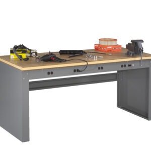 Tennsco (EB-1-3072C) Electronic Workbench with Compressed Top and Panel Legs