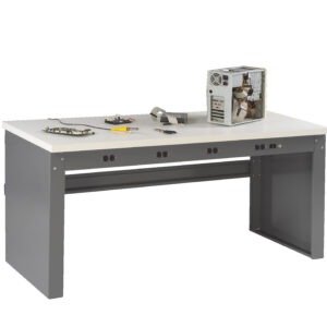 Tennsco (EB-1-3072P) Electronic Workbench with Plastic Top and Panel Legs
