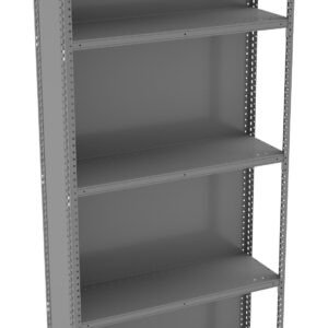 Tennsco (QCH5-3612A) 5 Shelf Q-Line Shelving Closed Adder Unit - 20 Gauge - QCH5-3612A