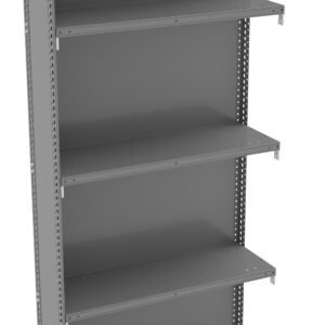 Tennsco (QCH5-3612AB) 5 Shelf Q-Line Shelving Closed Adder Unit - 20 Gauge - QCH5-3612AB