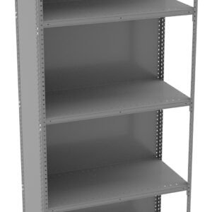 Tennsco (QCH5-3618A) 5 Shelf Q-Line Shelving Closed Adder Unit - 20 Gauge - QCH5-3618A