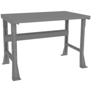 Tennsco (WB-1-3048S) Flared Leg Workbench With Steel Top