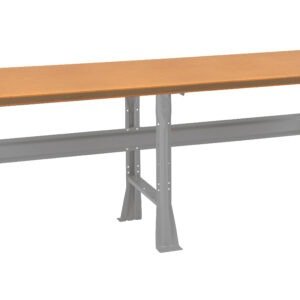 Tennsco (WB-1-3096C) Flared Leg Workbench With Compressed Wood Top