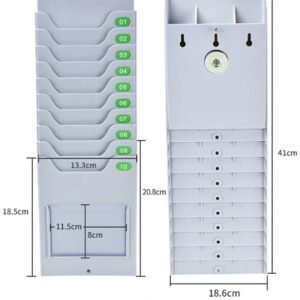 Amano TCR-100000 Timecard Rack (10 slot)