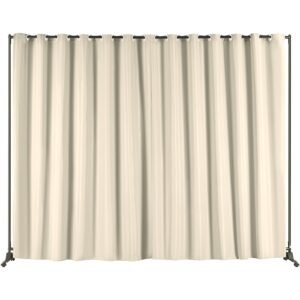VEVOR Room Divider 8 ft x 10 ft - Off White