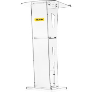 VEVOR Acrylic Podium 45" Tall Plexiglass