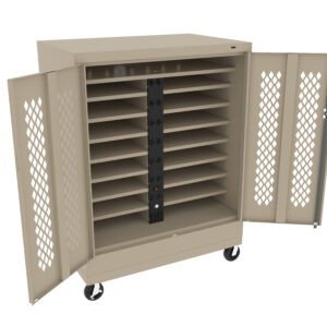 Tennsco (4224-CMPM) 48" High Mobile Laptop Charging Station