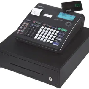 Casio PCR-T2100 Dual Tape Thermal Cash Register, Black (PCR-T2100)