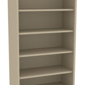 Tennsco (BC18-72M) 18" Mobile Deep Welded Bookcase - 72" High